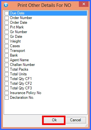 fmcg sale voucher configuration print other details